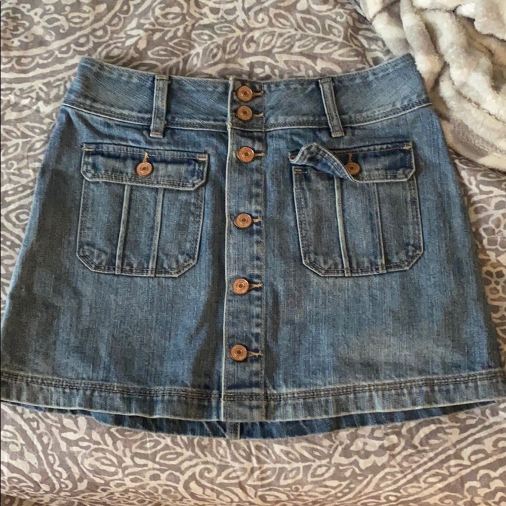 Abercrombie and Fitch denim skirt
